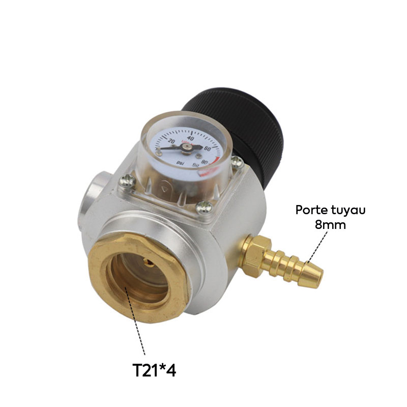 Mini régulateur CO2 Sodastream - TR21.4 - Le Comptoir du Brasseur