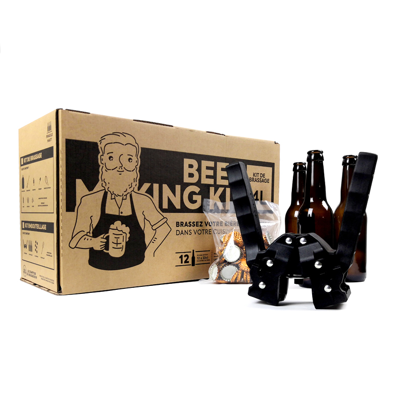 Kit de brassage et embouteillage niveau Intermédiaire Bière Blonde - Idée  cadeau - La cave Cdiscount
